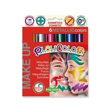 Boite 6 Sticks Maquillage Pocket Metallic