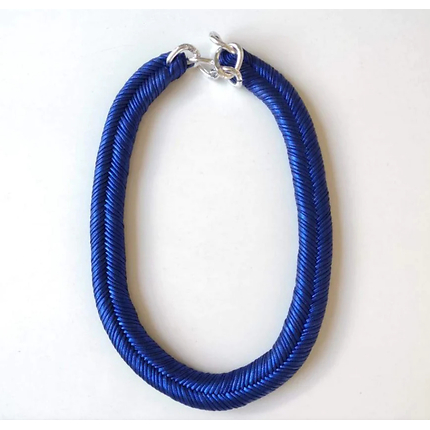 Collier Bleu Metal
