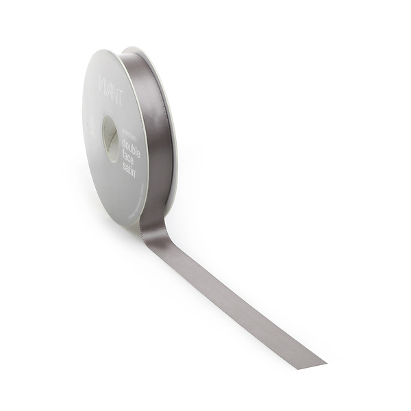 Premium Satin Ribbon Grey