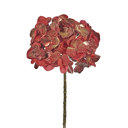 Bright hydrangea red 51cm