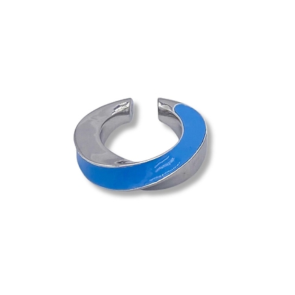Bo Earcuff Honor Silver Blue