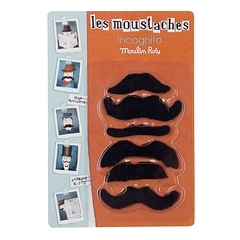 Fake mustaches incognitos