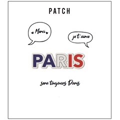 Embroidered patch Paris