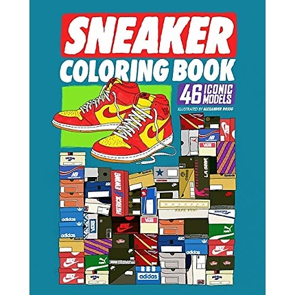 Sneakers Coloring Book