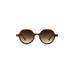 Vivien Metal Series Tortoise Rose Gold Sunglasses