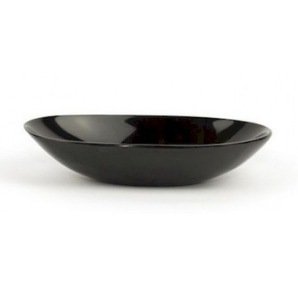 Black Horn Oval Cup Plain