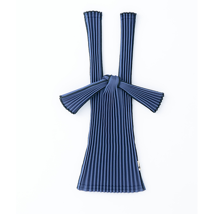 Tote Bag Pleated Navy