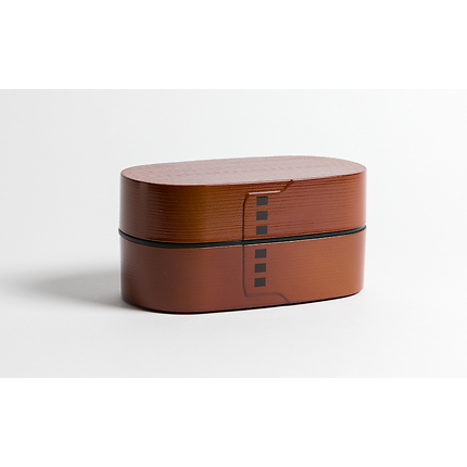 Boite bento ovale orange