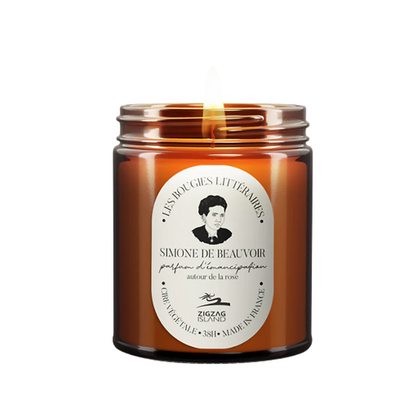 Rose scented candle developed in collaboration with a perfumer in Grasse.
