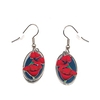 Boucles d'oreilles Coquelicot