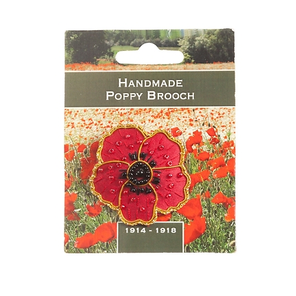Broche Coquelicot