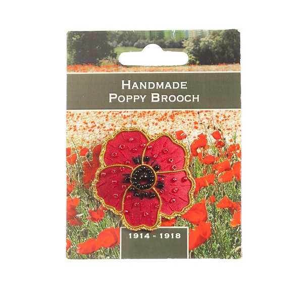 Broche Coquelicot