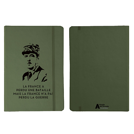 NOTEBOOK A6 CHARLES DE GAULLE