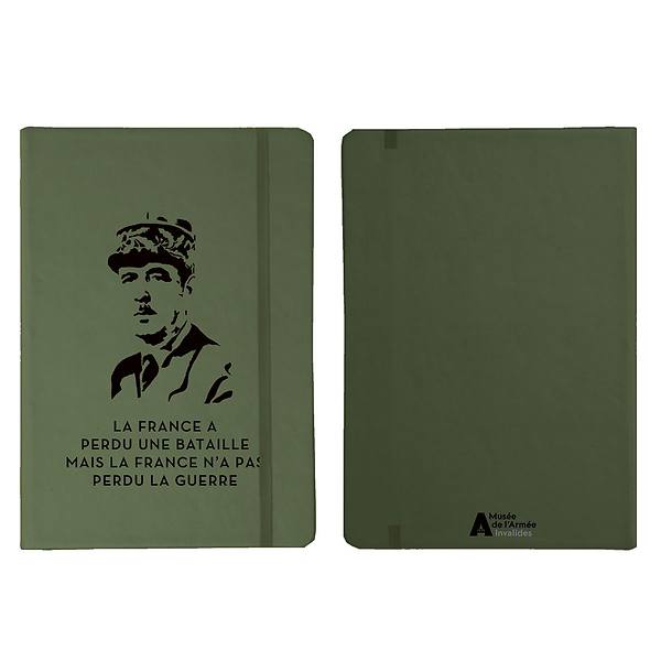 Carnet de notes A6, Charles de Gaulle
