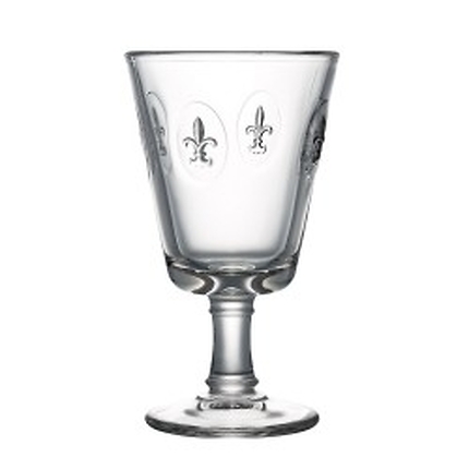 Fleur de Lys wine glass