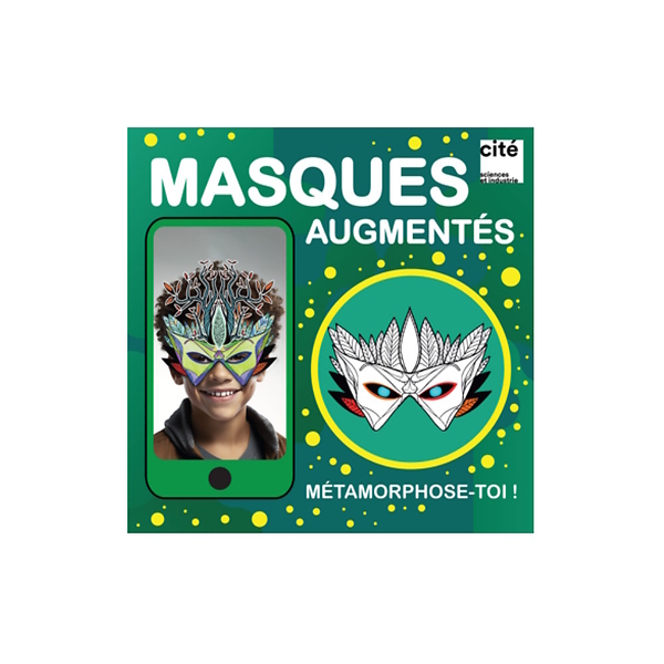 Métamorphoses : Kit masques augmentés pochette verte (elfe, loup-garou, dragon)