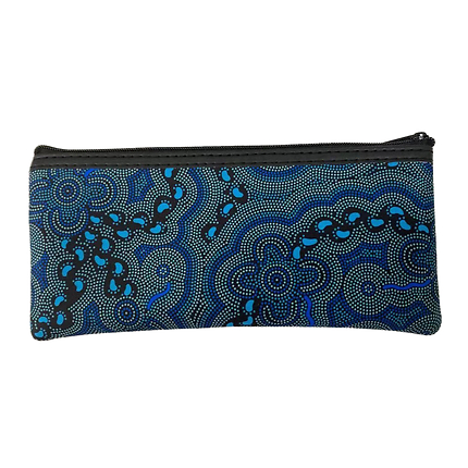 Pencil case - On walkabout blue