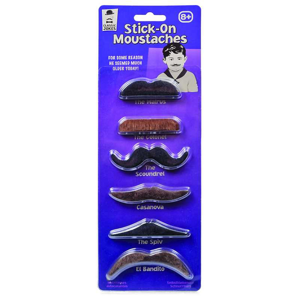 Moustaches autocollantes