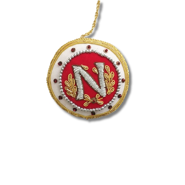 Décoration de Noël - N de Napoléon Rouge