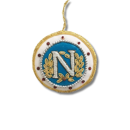 Christmas decoration - N of Napoleon (Navy)