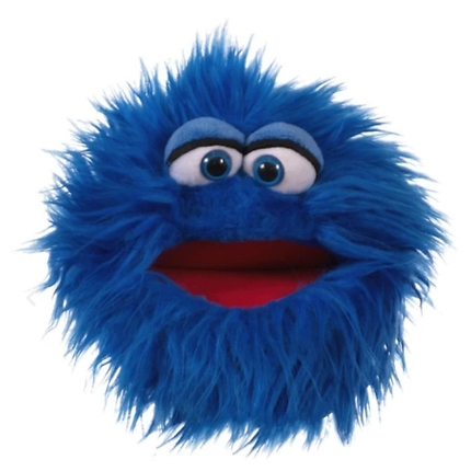 Blue furry plush - Jabberwalky