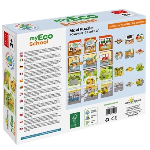 MyEco School MAXI PUZZLE 2-EN-1