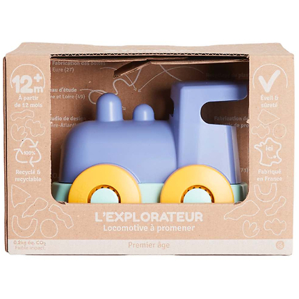 The Explorer - Blue riding train