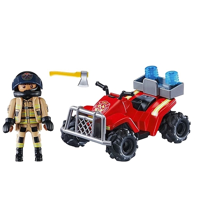 Playmobil - Fireman and his quad