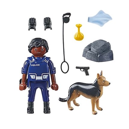 Playmobil - Policeman with search dog
