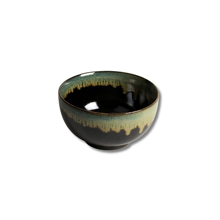 Black bowl at the lake