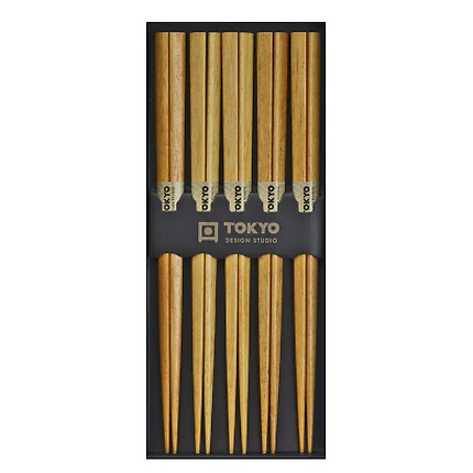 Set of wooden chopsticks