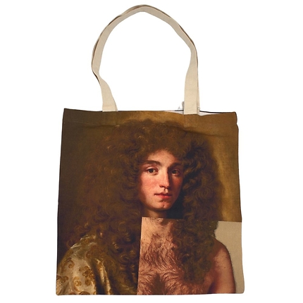 Tote bag Des cheveux et des poils - Portrait