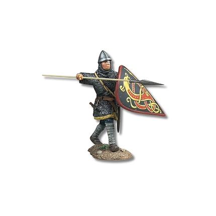Saxon figurine with spear