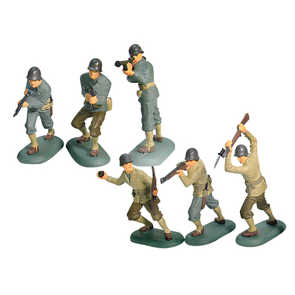 Figurine infanterie USA 48 pièces