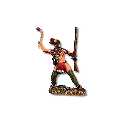 Native American figurine with Tomawhak