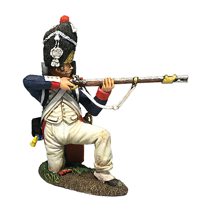 Kneeling grenadier figurine