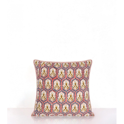 Housse de coussin carré Pranjal Rose