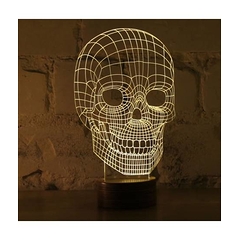 Design lamp - Bulbing Skull