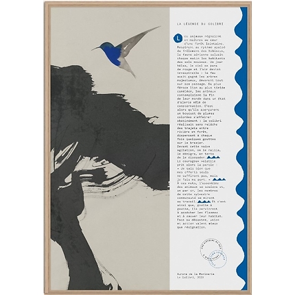 Affiche Colibri