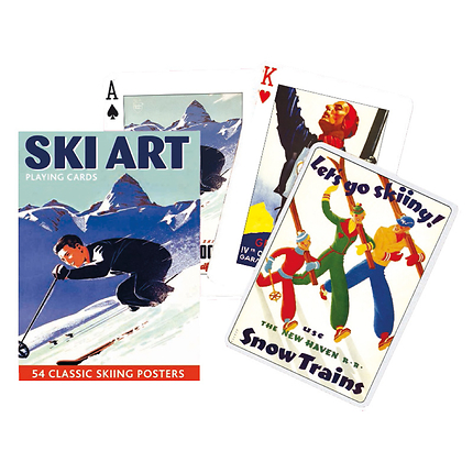 Jeu de cartes Ski Art