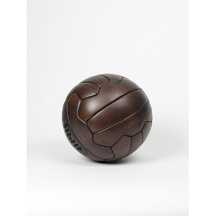 Leather soccer ball 1950