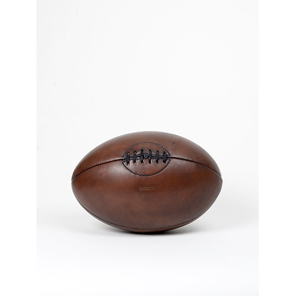 Ballon de rugby en cuir 1940