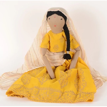 Yellow banno doll