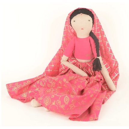 Pink banno doll