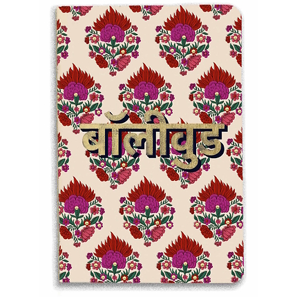 Carnet A5 motifs indien "Bollywood superstars"