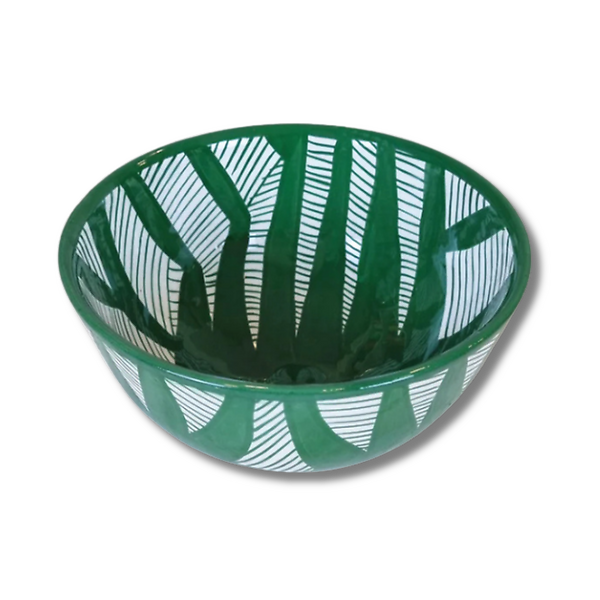 Medium Bowl Green Fins