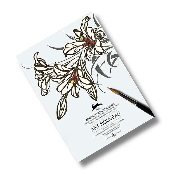 Artists Colouring Books Art Nouveau
