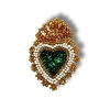 Broche Coeur Ex-Voto Printanier