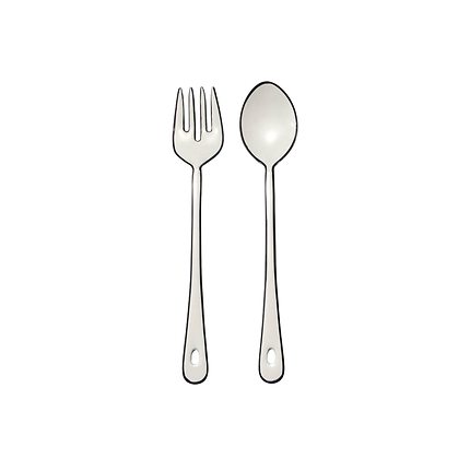 Spoon and fork set Harlow