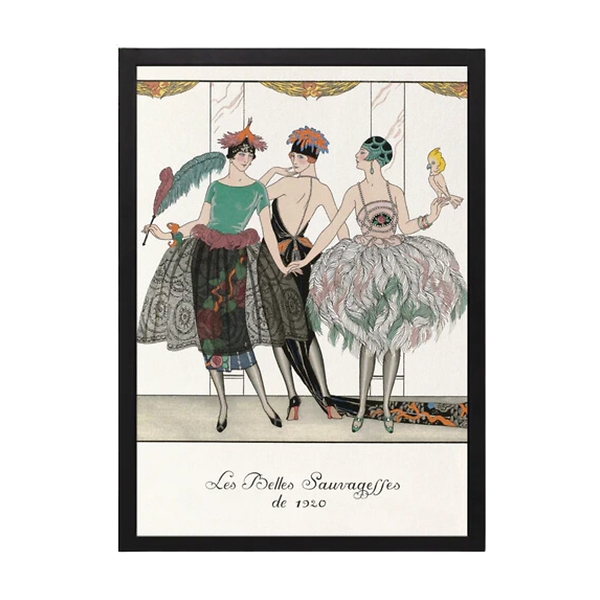 Affiche "Les Belles Sauvagesses De 1920"
